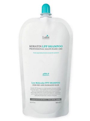 LADOR KERATIN LPP SHAMPOO 500ml Протеиновый кератиновый шампунь 500мл