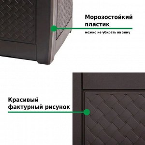 Ящик сундук садовый BOXE MATUBA - венге