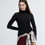 UNIQLO Heattech - тонкая термо-кофта с длинным рукавом - 09 BLACK