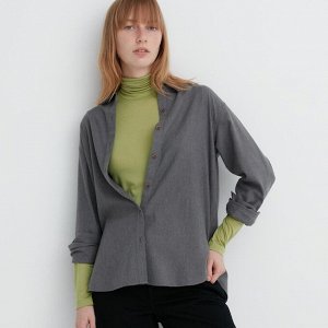 UNIQLO Heattech - ультралегкая кофта HEATTECH с длинным рукавом - 52 GREEN