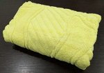Махровый коврик для ног цвет Пылающий желтый 50*70 см