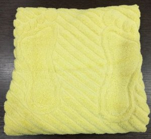 Махровый коврик для ног цвет Лимон 50*70 см