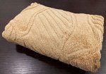 Махровый коврик для ног цвет Верблюжье-бежевый 50*70 см