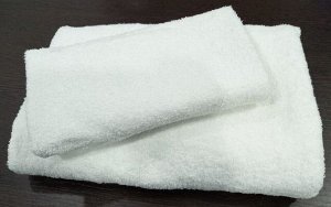 Махровое полотенце 40*70 см хлопок цвет Белый