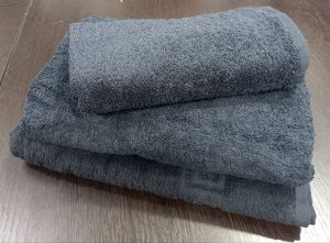 Махровое полотенце 100*150 см хлопок цвет Черный