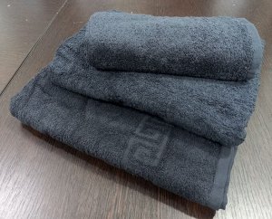 Махровое полотенце 40*70 см хлопок цвет Черный