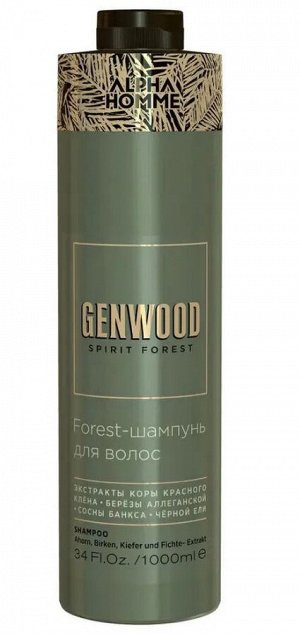 Эстель Alpha Genwood Forest шампунь для волос 1000 мл,Estel