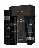 Набор для мужчин ALPHA HOMME HERO (шампунь 250, гель для душа 250, спрей-дезодорант 100)