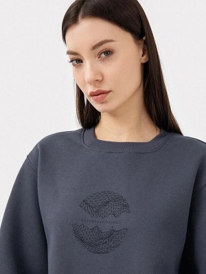 СВИТШОТ ЖЕНСКИЙ СЕРЫЙ