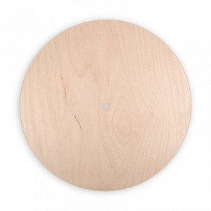 Заготовка для декорирования "Mr. Carving" БА-13 часы фанера d 25 см х 0.3 см .