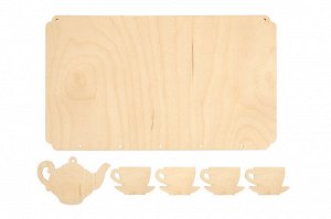 Заготовка для декорирования "Mr. Carving" ВД-1065 Панно с подвесками фанера 18 х 30 х 0.3 см "Ключики"