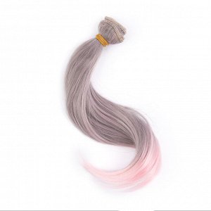 "HobbyBe" HAR-15 Тресс для кукол 15 см 100 см 22 г 14 т.каштановый