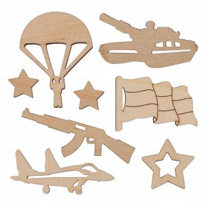 Заготовка для декорирования "Mr. Carving" ВД-1160 Мининабор фанера 0.3 см "Ангелочки" (3.3х5см.)