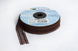 Гипюр "Gamma" 21 мм GGM-2103 в рулоне 10 м ± 0.2 Турция