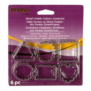 "Sculpey" Mini Metal Cutters мини-формы для глины AM AMCC геометрические фигуры