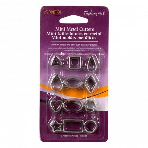 "Sculpey" Mini Metal Cutters мини-формы для глины AM AMCC геометрические фигуры