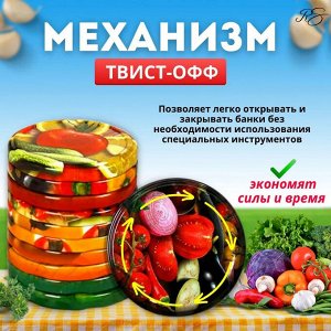 Крышка винтовая Твист офф (82 мм х 20 штук)