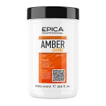 Amber Shine ORGANIC Маска для восстановления и питания с облепиховым маслом, маслом макадамии, экстрактом шалфея, глюконамидом и фосфолипидным комплексом, 1000 мл
