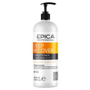 Deep Recover Кондиционер для восстановления повреждённых волос с маслом сладкого миндаля и экстрактом ламинарии, 1000 мл.