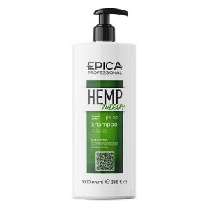 Hemp therapy ORGANIC Шампунь для роста волос с маслом семян конопли, AH и BH кислотами 1000 мл.