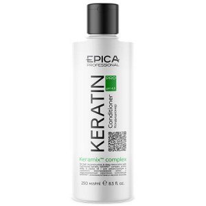 Keratin PRO Кондиционер для реконструкции и глубокого восстановления волос с гидролизованным кератином, комплексом KERAMIX™ и маслом жожоба, 250 мл