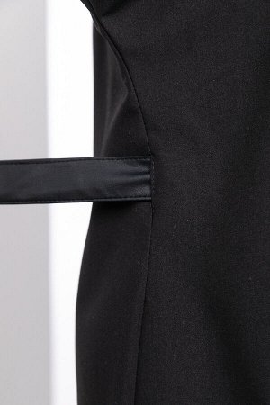Платье на запахе "Ида" (черное) П8384