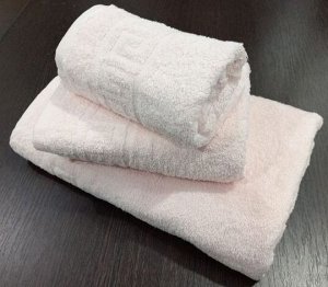 Махровое полотенце 40*70 см хлопок цвет Ванильный крем
