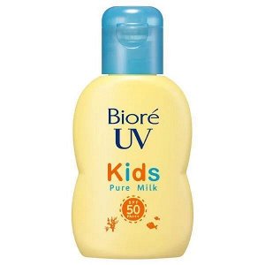 Молочко для тела KAO Biore UV Kids Pure Milk SPF 50+ PA+++ c защитой от ультрафиолета, бут 70мл, 1/2