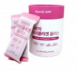 Nutri D-DAY  Порошок Молекулярный рыбный коллаген Fish Collagen Plus (Stick), 2гр x 90шт