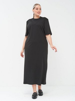 Платье из плотного трикотажа PP51506BLK01