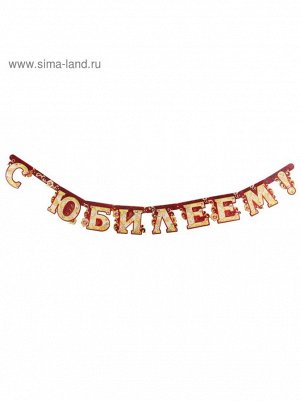 Гирлянда С Юбилеем 165 см на люверсах