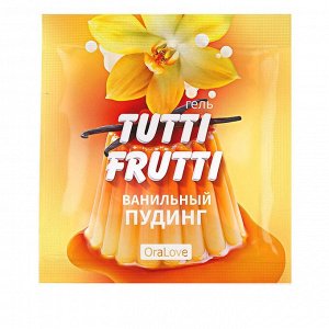 СЪЕДОБНАЯ ГЕЛЬ-СМАЗКА TUTTI-FRUTTI ДЛЯ ОРАЛЬНОГО СЕКСА , 4ГР