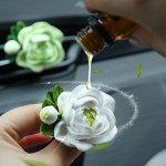 Ароматизатор цветочный аромат, цветок (белый) + масло 10 мл