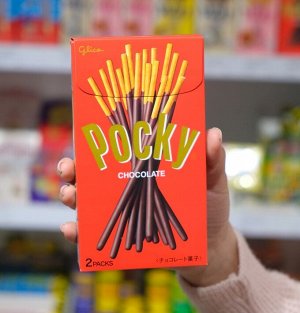 Хрустящее печенье в молочном шоколаде Pocky / Палочки Покки оригинальные 72 гр Японские сладости