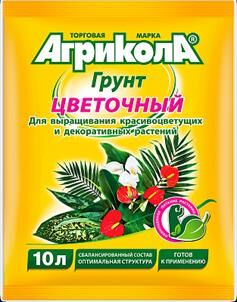 Агрикола Грунт Цветочный 10л пакет Арт-58-044/060910/006878 Код: 89687201А058044