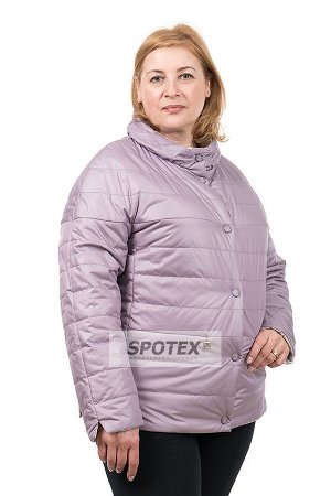 Куртка женская двухсторонняя OSKAR 016631 - 003-503 сиреневый(светло-серый)
