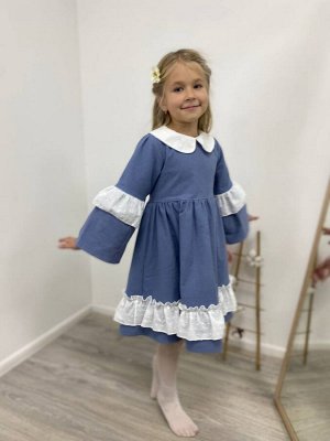 Платье детское Алиса с рюшами