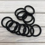 Резинка пружинка черная