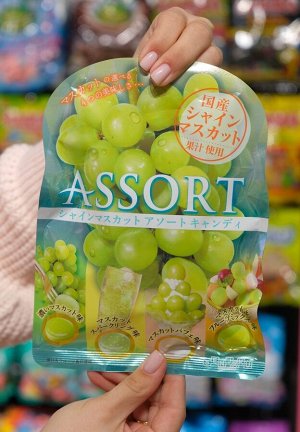 SENJAKU Карамель со вкусом винограда "Ассорти-4" 85 г