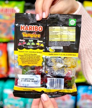 Мармелад жевательный с лакрицей Харибо Вампир 175 грамм / Haribo Vampire 175 гр