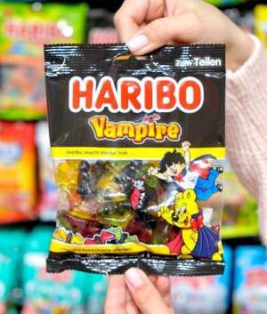Мармелад жевательный с лакрицей Харибо Вампир 175 грамм / Haribo Vampire 175 гр