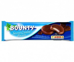 Печенье с нежной кокосовой начинкой Bounty Secret Center / Баунти 132 гр