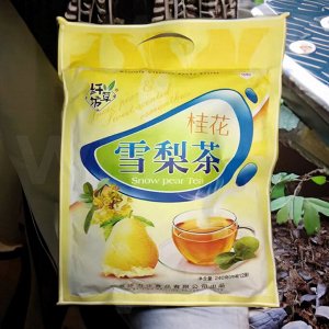 Китайский лечебный чай Бабао травяной с османтусом, грушей 240гр