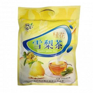 Китайский лечебный чай Бабао травяной с османтусом, грушей 240гр