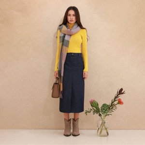 Водолазка женская MINAKU: Basic line, цвет горчица