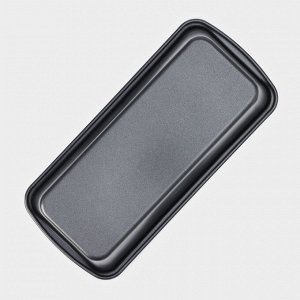 Форма для выпечки Доляна «Жаклин», 22,5x10,5x5,5 см, антипригарное покрытие, цвет чёрный