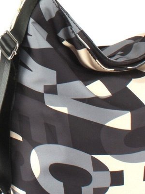 Сумка женская текстиль BoBo-1601-7 (рюкзак-change),  1отд. 1внеш,  3внут/карм,  черный/серый 254112