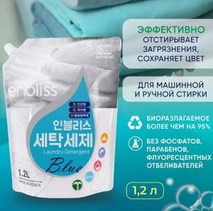 Жидкое средство д/стирки "Enbliss Blue" м/у 1,2л