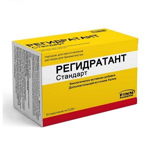 Регидратант стандарт д/взрослых и детей с 3 лет пор. 5,26г пак. N10