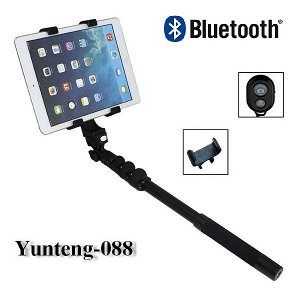 Монопод для Планшета (до 1,5 кг) Yunteng 088 c bluetooth пультом широкое крепление